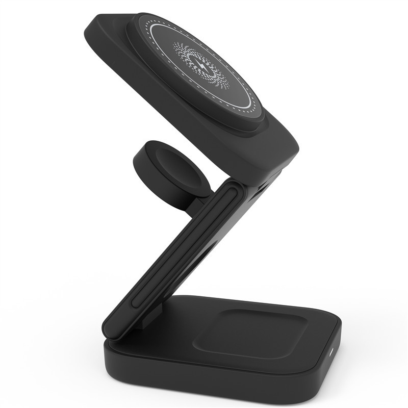 Station de Charge 3-en-1 Orivon® Mini – Chargeur Sans Fil Pliable & Compact