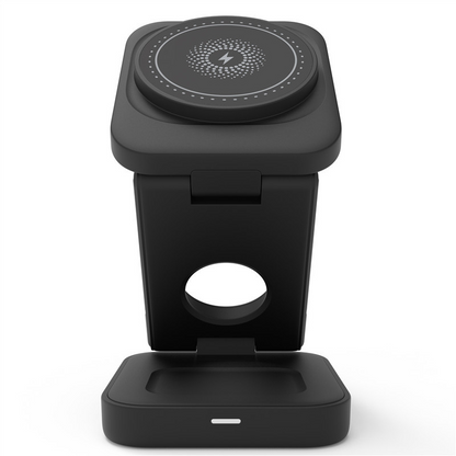 Station de Charge 3-en-1 Orivon® Mini – Chargeur Sans Fil Pliable & Compact