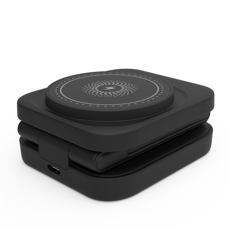Station de Charge 3-en-1 Orivon® Mini – Chargeur Sans Fil Pliable & Compact