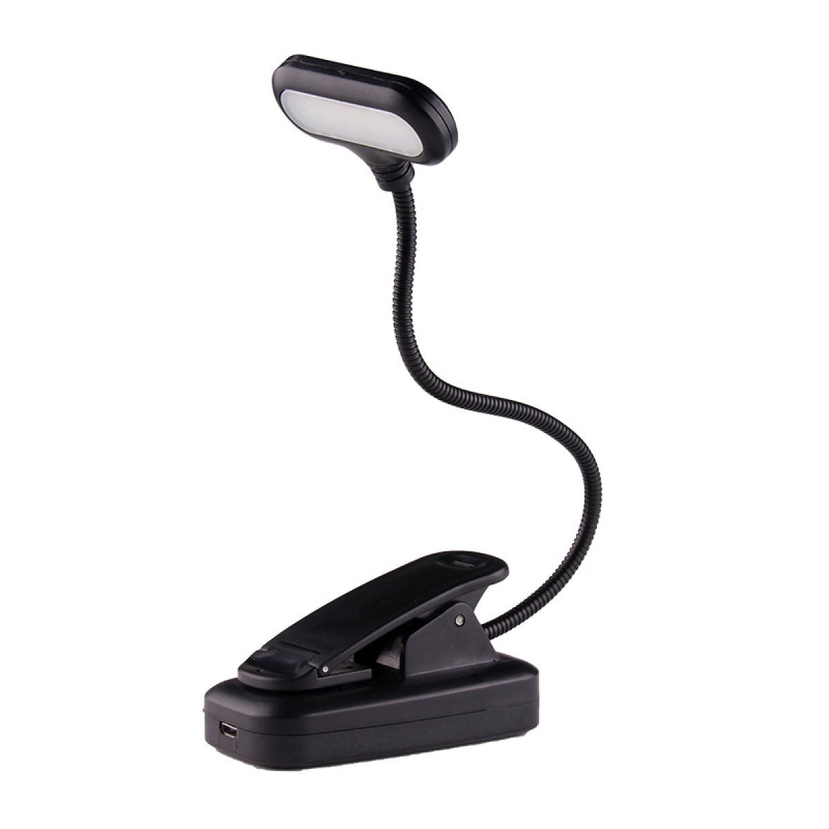 Lampe de Bureau Orivon® Mini – LED à Pince, Rechargeable & Flexible